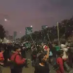 Foto : Anak STM ikut Demo Aksi